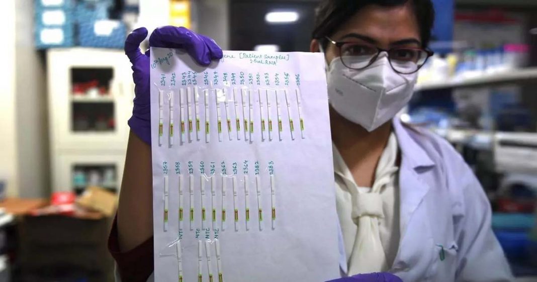 Coronavirus paper test