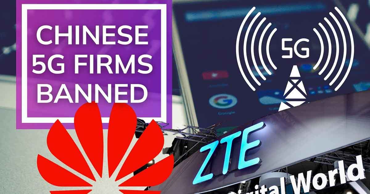 Huawei, ZTE banned in 5G industry of Canada