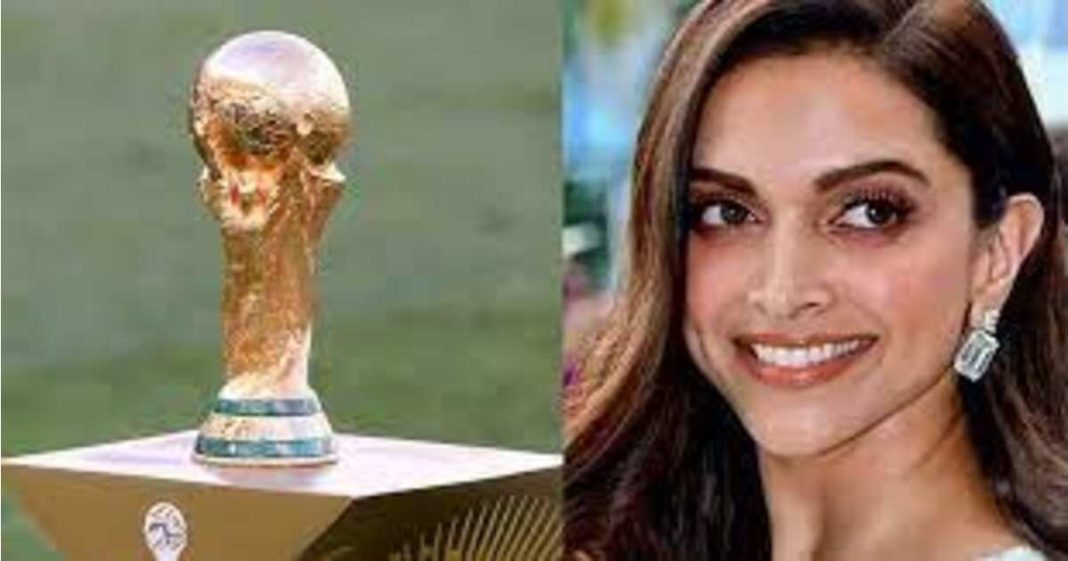 Deepika Padukone unveils FIFA World Cup 2022 trophy, Shah Rukh